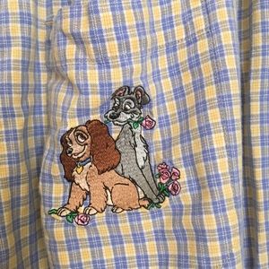 Vintage Disney Lady & the Tramp Pajama Pants